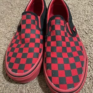 VANS classic checkered slip on
